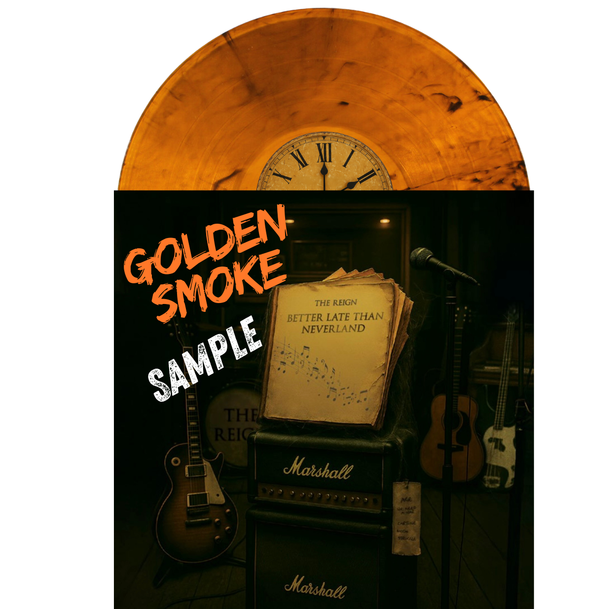 The Reign, *ULTIMATE COMBO #2* (Golden Smoke Vinyl/CD/T-Shirt Combo)